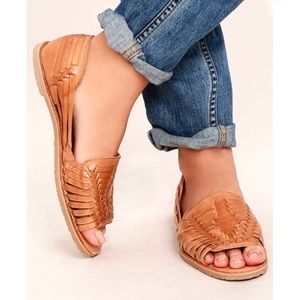 🔹SOLD🔹NIB Jared Woven Leather Huarache Sandal
